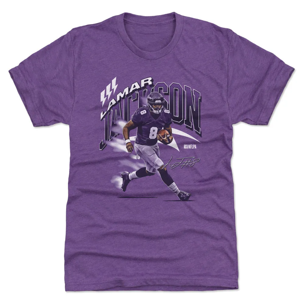 Lamar Jackson Baltimore Retro WHT sold by 500 Level