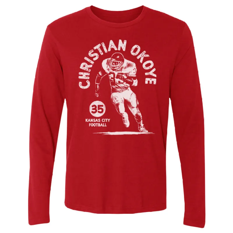 Christian Okoye Kansas City Stamp WHT sold by 500 Level