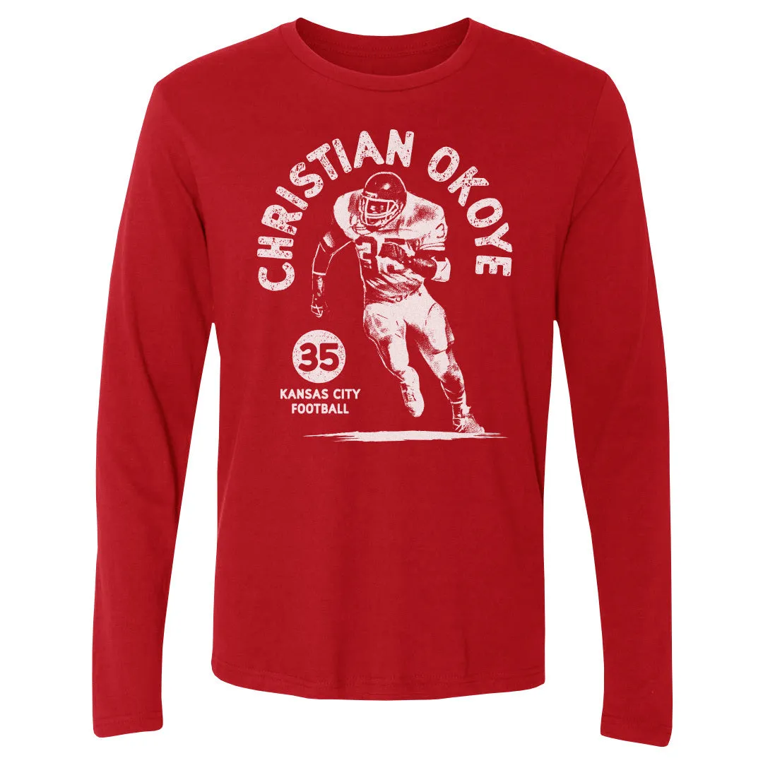Christian Okoye Kansas City Stamp WHT sold by 500 Level
