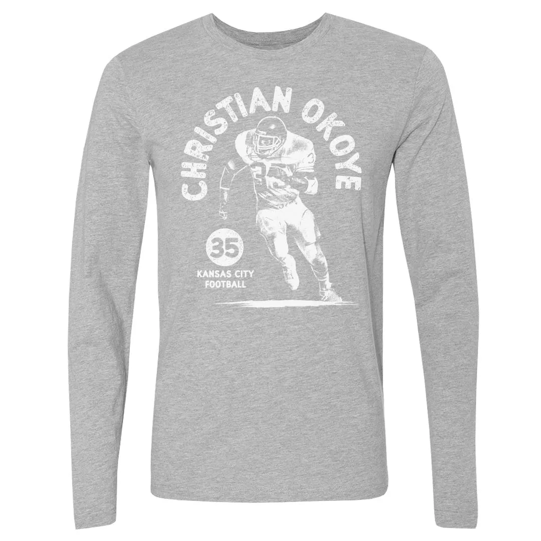 Christian Okoye Kansas City Stamp WHT sold by 500 Level product image thumbnail 2