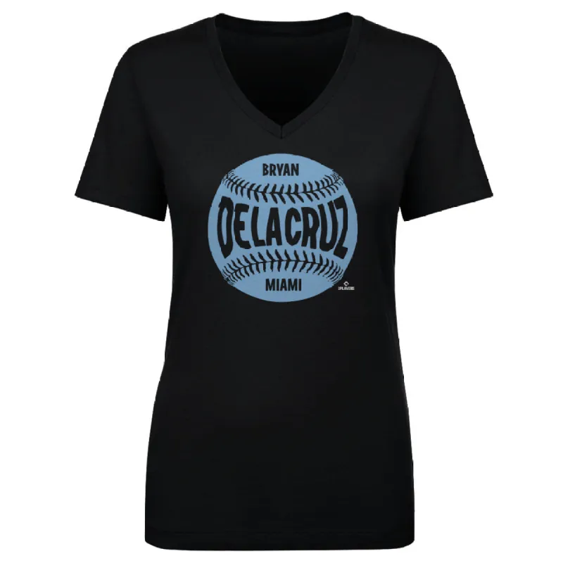 Bryan De La Cruz Miami Baseball WHT sold by 500 Level