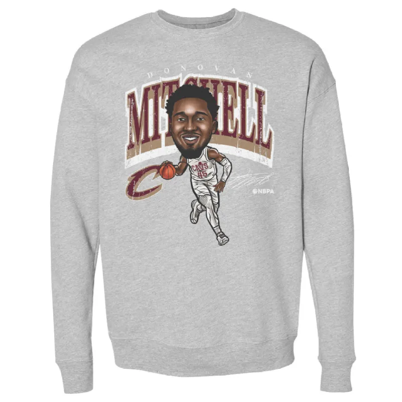 Donovan Mitchell Cleveland Cavaliers Cartoon WHT sold by 500 Level