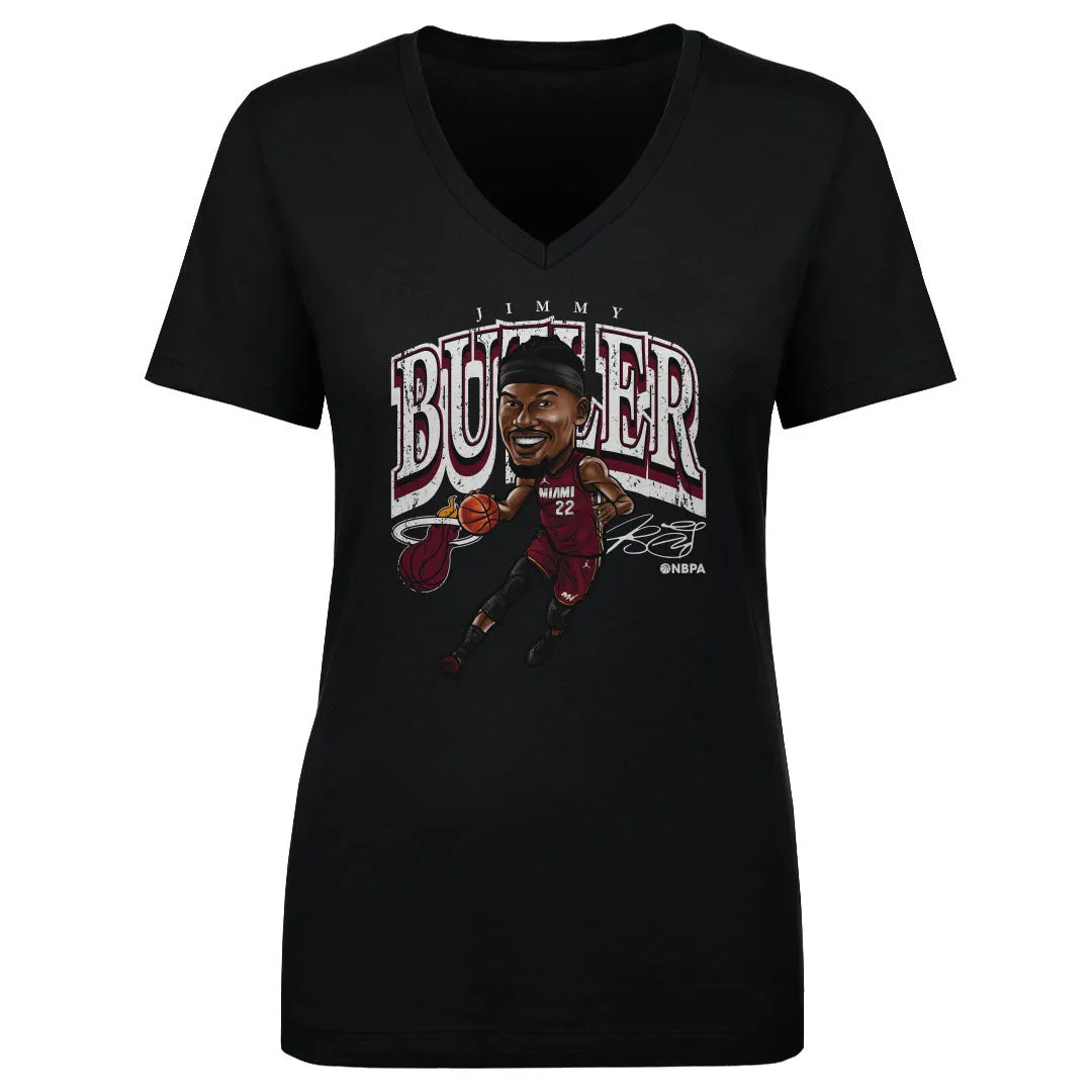 Jimmy Butler Miami Heat Cartoon WHT sold by 500 Level product image thumbnail 3