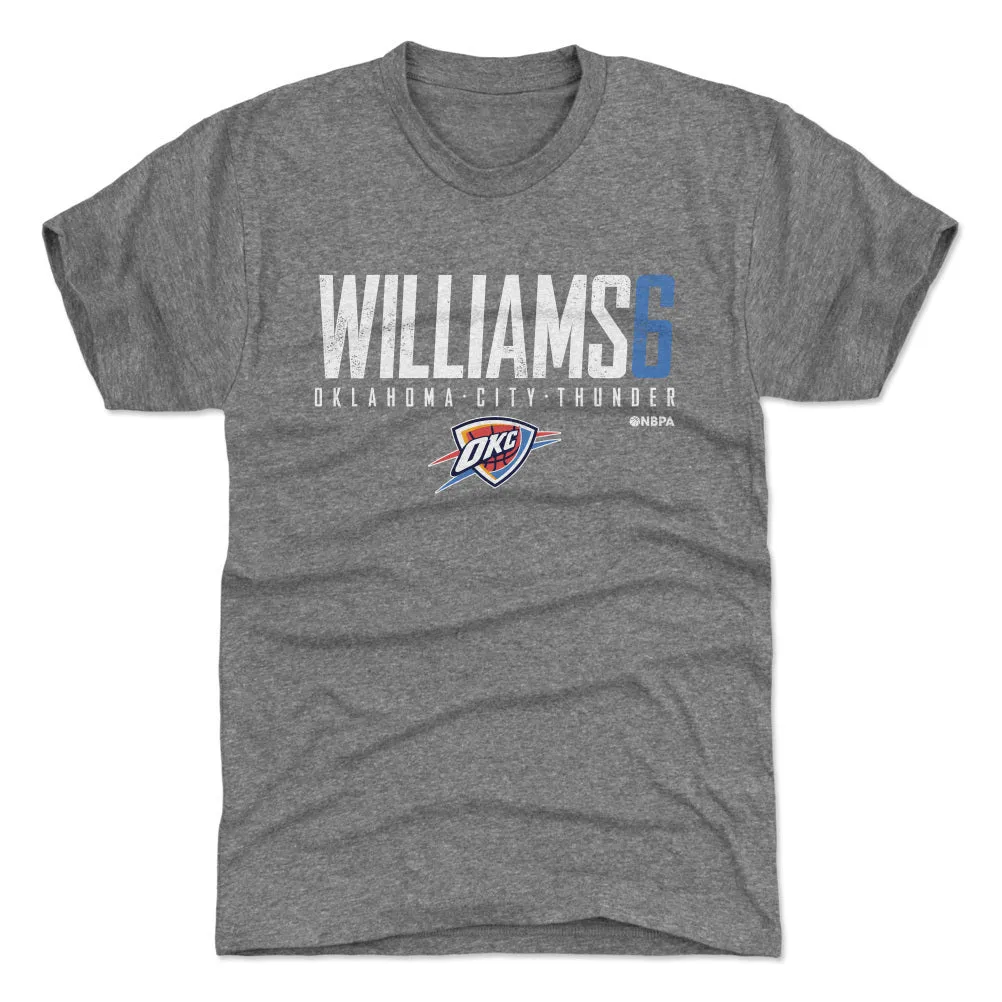 Jaylin Williams Oklahoma City Thunder Elite WHT sold by 500 Level