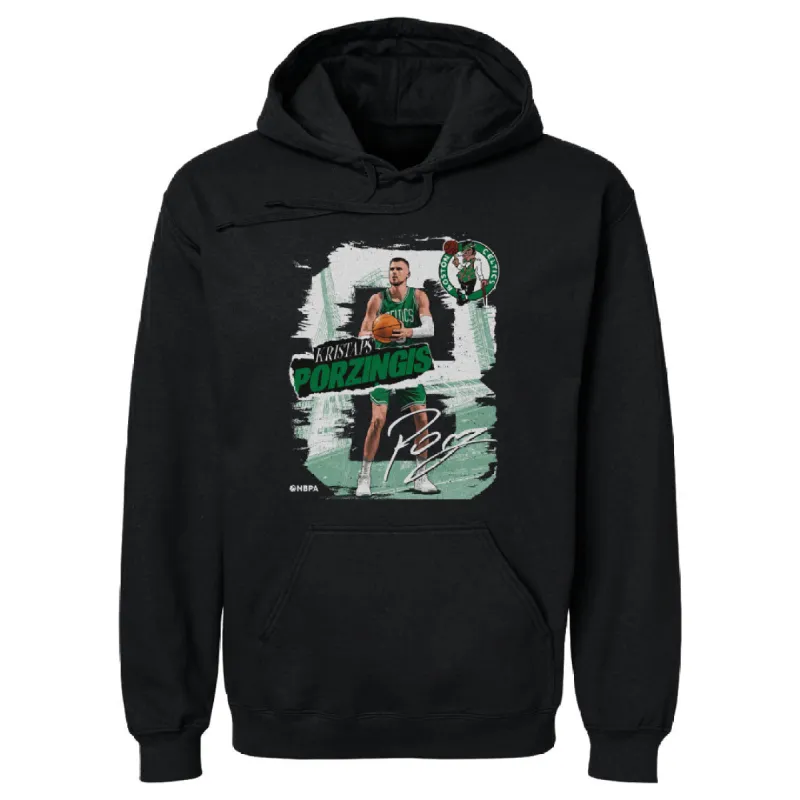 Kristaps Porzingis Boston Celtics Rough WHT sold by 500 Level