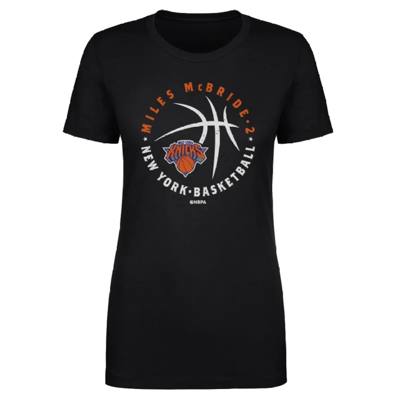 Miles McBride New York Knicks Player Ball WHT sold by 500 Level
