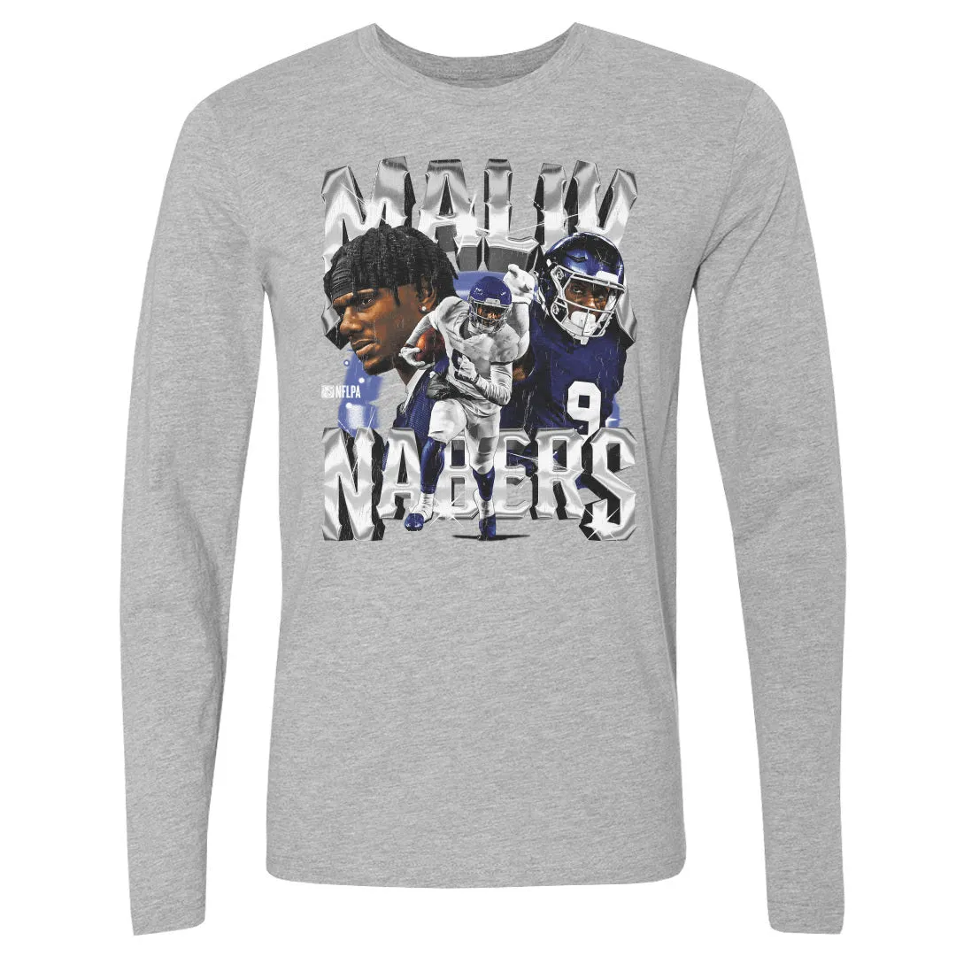 Malik Nabers New York G Vintage WHT sold by 500 Level