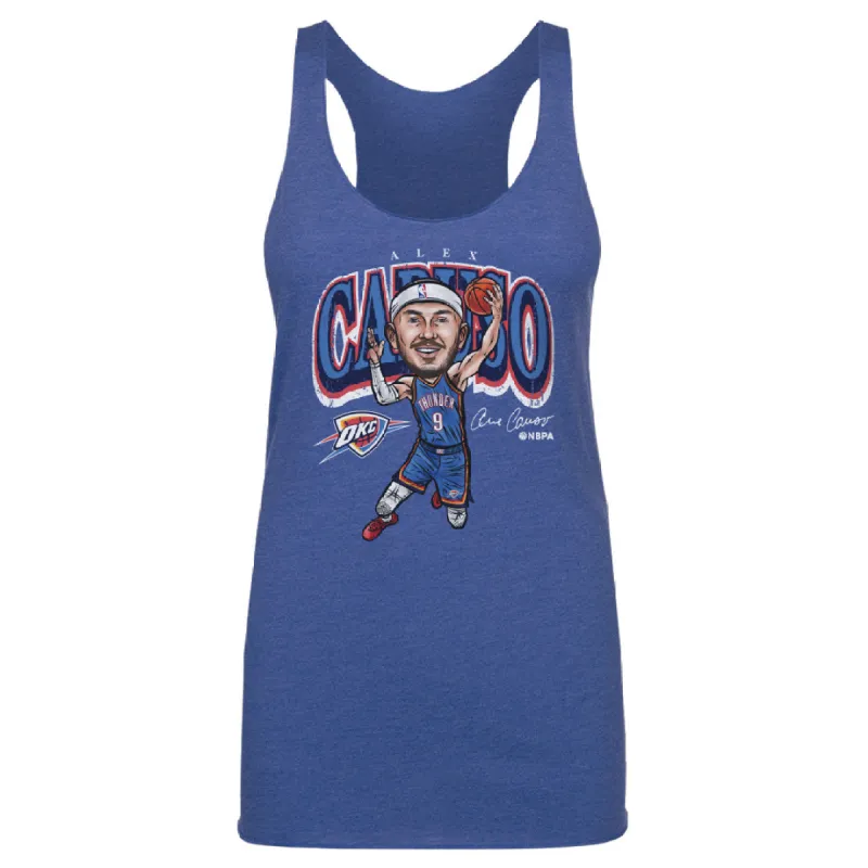 Alex Caruso Oklahoma City Thunder Cartoon WHT sold by 500 Level