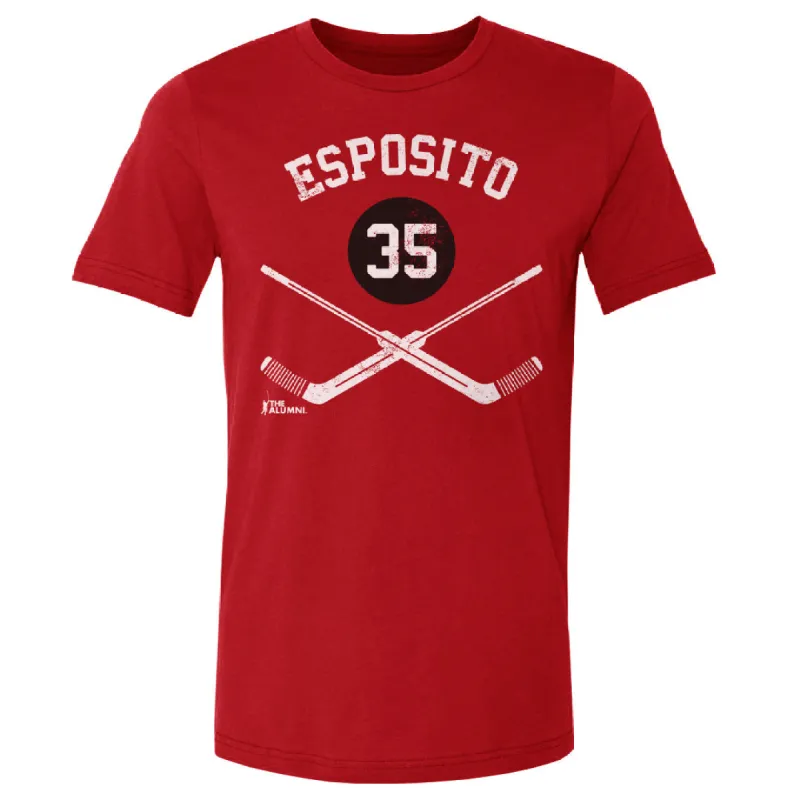 Tony Esposito Chicago 35 Goalie Sticks WHT sold by 500 Level