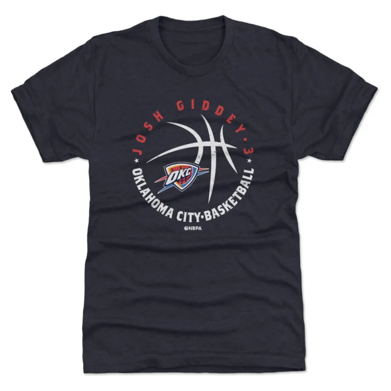 Josh Giddey Oklahoma City Thunder Player Ball WHT sold by 500 Level