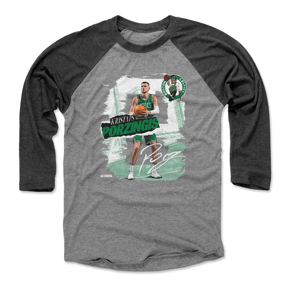 Kristaps Porzingis Boston Celtics Rough WHT sold by 500 Level product image thumbnail 2