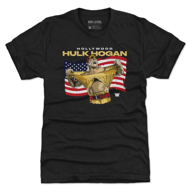 Hulk Hogan Hollywood Flag WHT sold by 500 Level