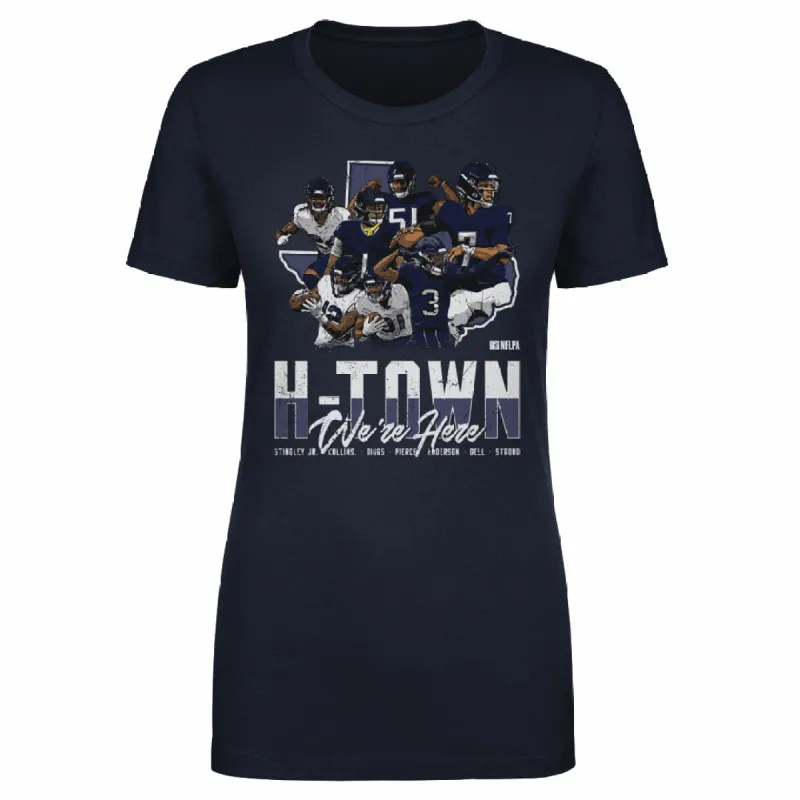 Houston Football H-Town We're Here 2024 WHT sold by 500 Level