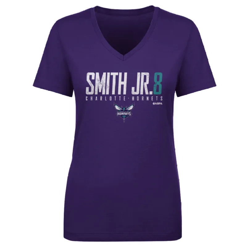 Nick Smith Jr. Charlotte Hornets Elite WHT made by 500 Level