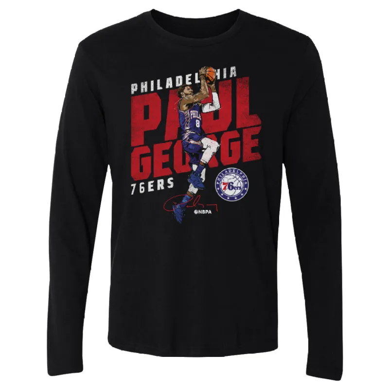 Paul George Philadelphia 76ers Slant WHT sold by 500 Level