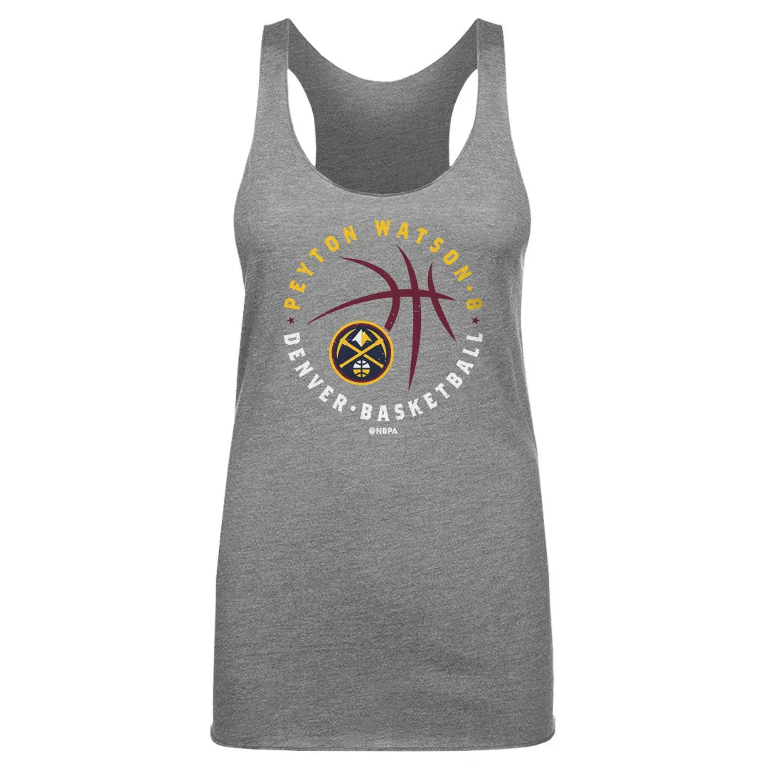 Peyton Watson Denver Nuggets Player Ball WHT sold by 500 Level product image thumbnail 2