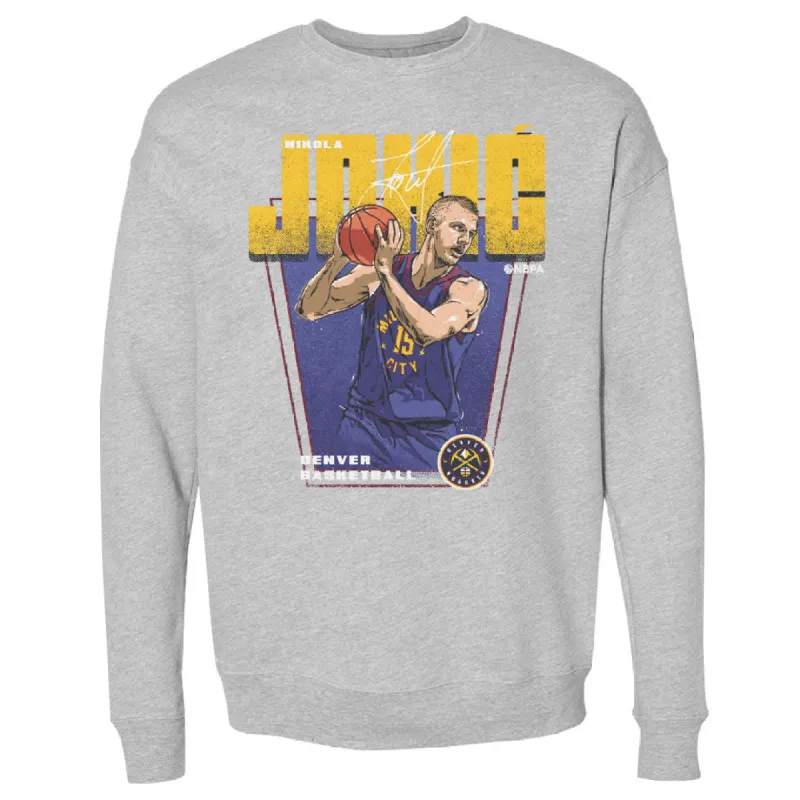 Nikola Jokic Denver Nuggets Premiere WHT sold by 500 Level