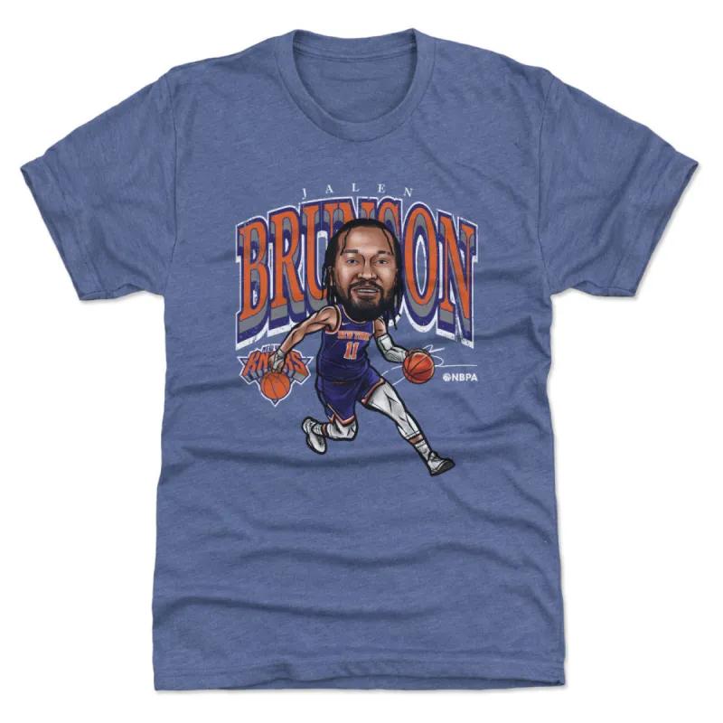 Jalen Brunson New York Knicks Cartoon WHT sold by 500 Level