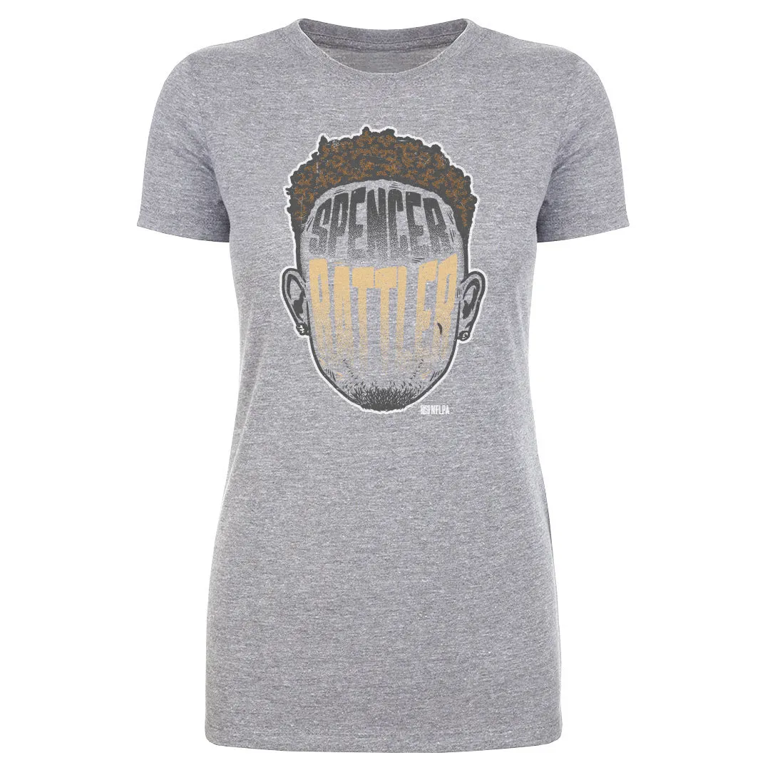 Spencer Rattler New Orleans Player Silhouette WHT sold by 500 Level