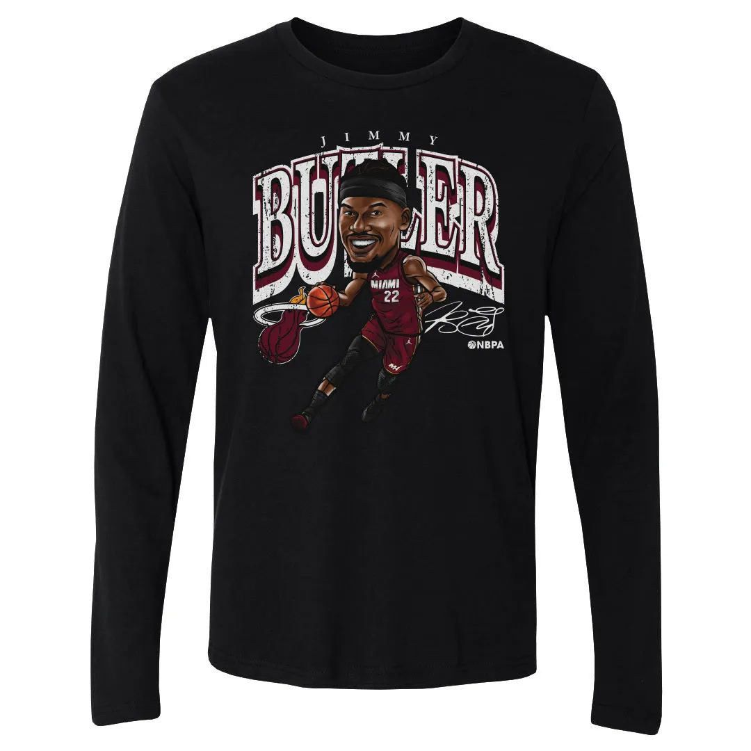 Jimmy Butler Miami Heat Cartoon WHT sold by 500 Level