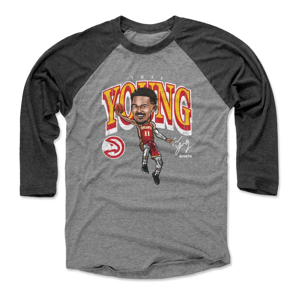 Trae Young Atlanta Hawks Cartoon WHT sold by 500 Level