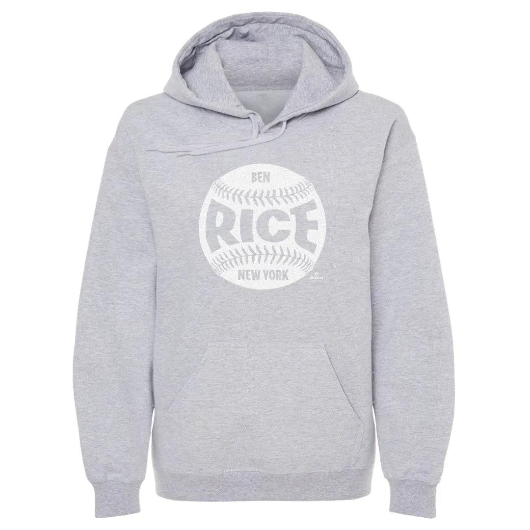 Ben Rice New York Y Baseball WHT sold by 500 Level