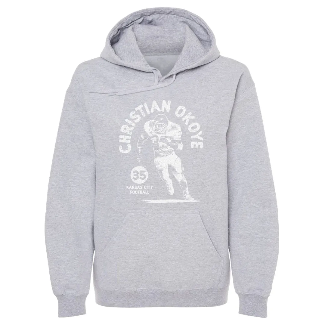 Christian Okoye Kansas City Stamp WHT sold by 500 Level