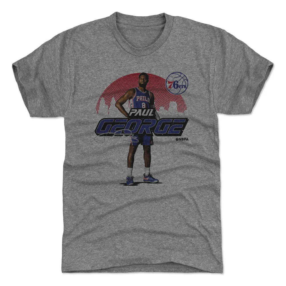 Paul George Philadelphia 76ers Skyline sold by 500 Level