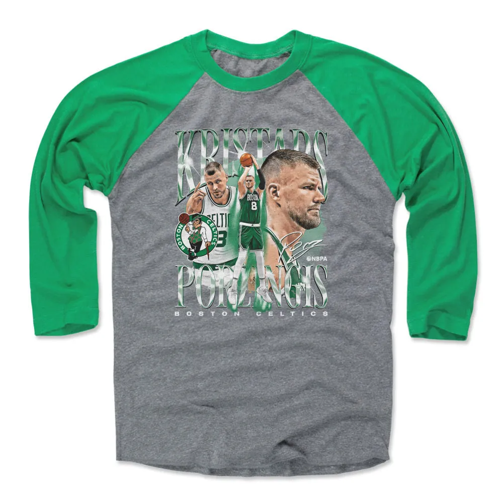 Kristaps Porzingis Boston Celtics Vintage WHT sold by 500 Level product image thumbnail 2