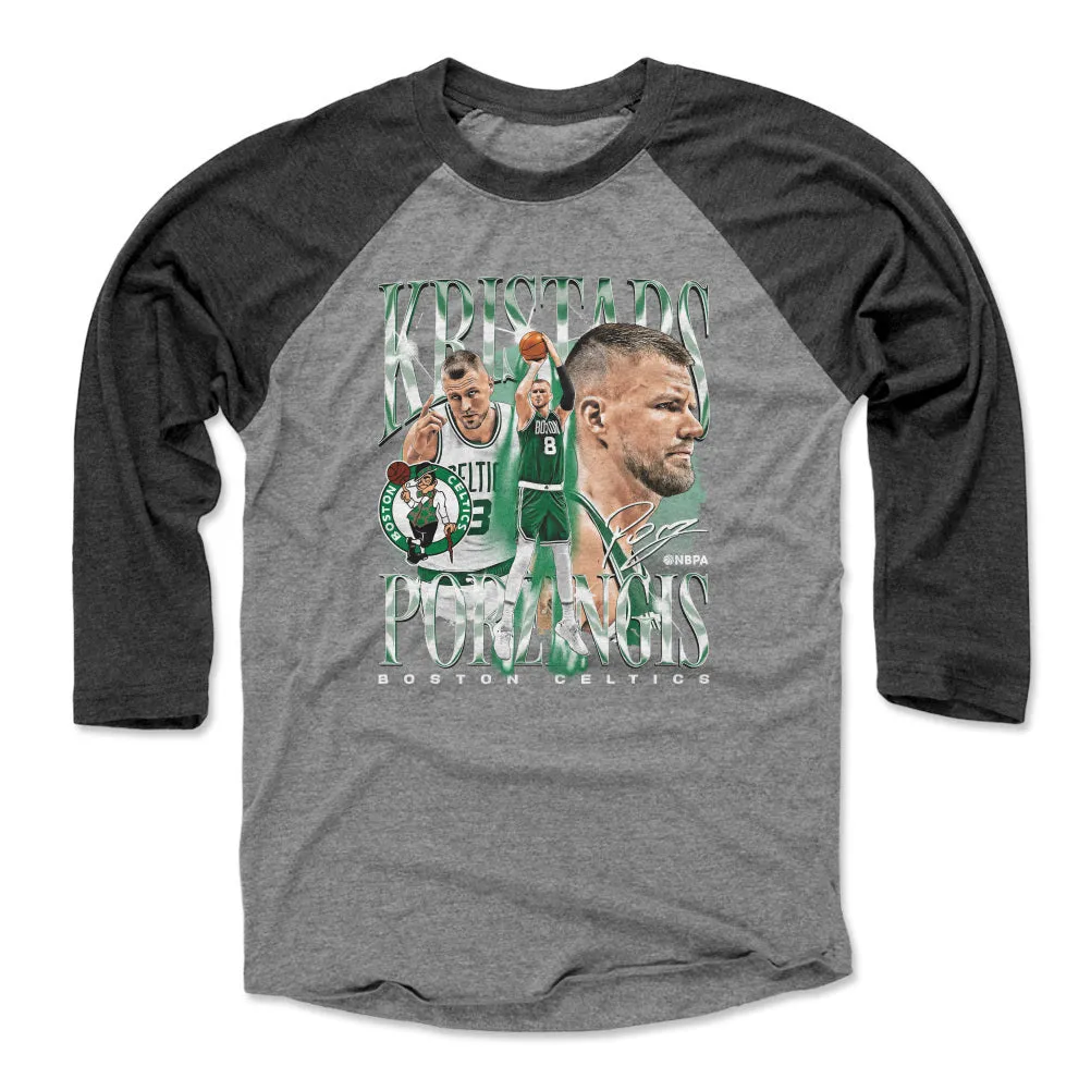 Kristaps Porzingis Boston Celtics Vintage WHT sold by 500 Level