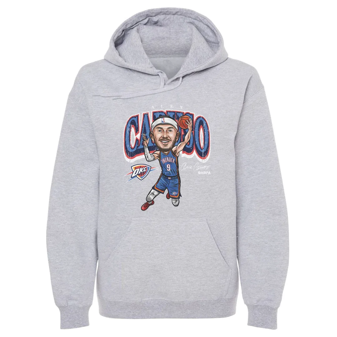 Alex Caruso Oklahoma City Thunder Cartoon WHT sold by 500 Level