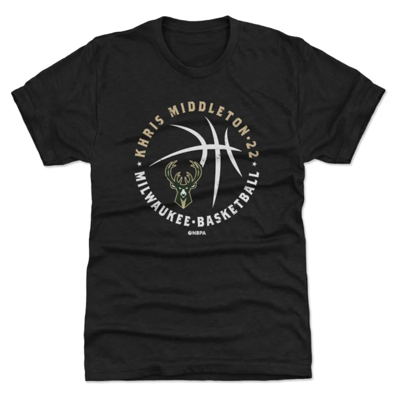Khris Middleton Milwaukee Bucks Player Ball WHT sold by 500 Level