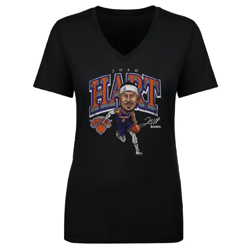 Josh Hart New York Knicks Cartoon WHT sold by 500 Level