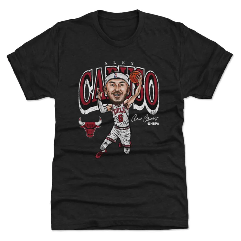 Alex Caruso Chicago Bulls Cartoon WHT sold by 500 Level