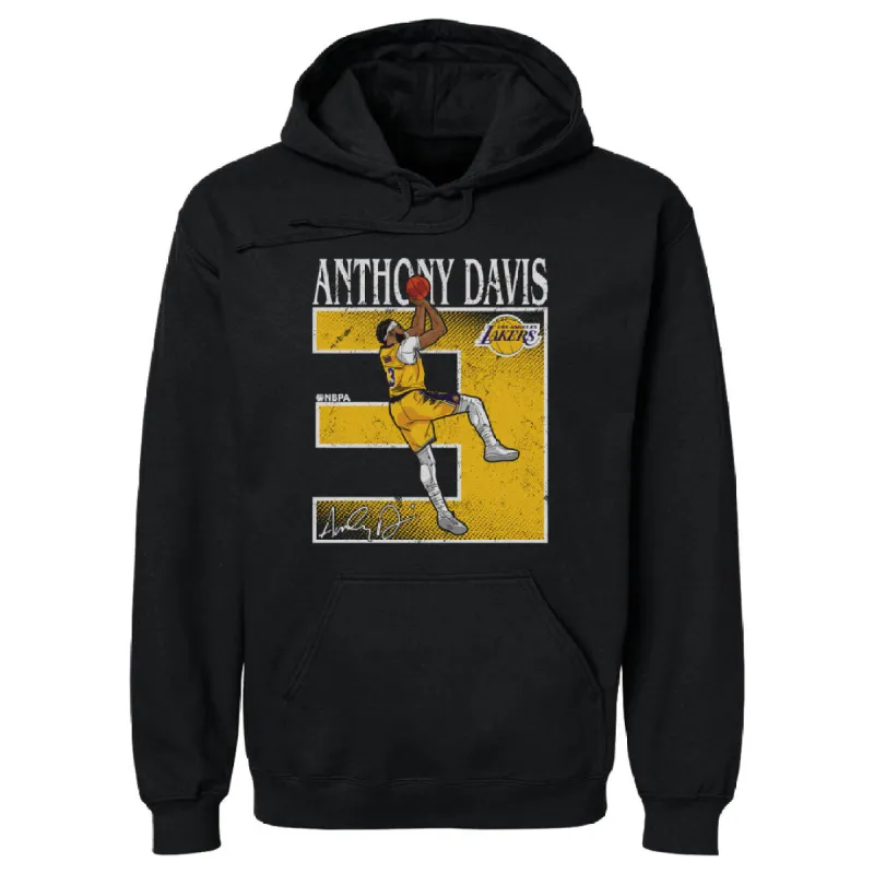 Anthony Davis Los Angeles Lakers Number WHT sold by 500 Level