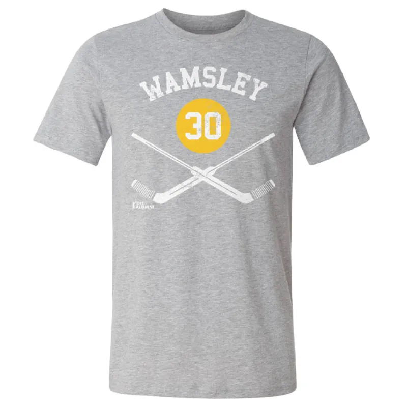 Rick Wamsley St. Louis 30 Goalie Sticks WHT sold by 500 Level