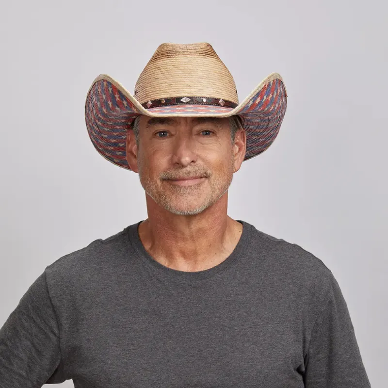 Patriot | Mens Straw Cowboy Hat made by American Hat Makers
