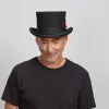 Majestic | Mens Wool Top Hat with Carriage Hat Band sold by American Hat Makers