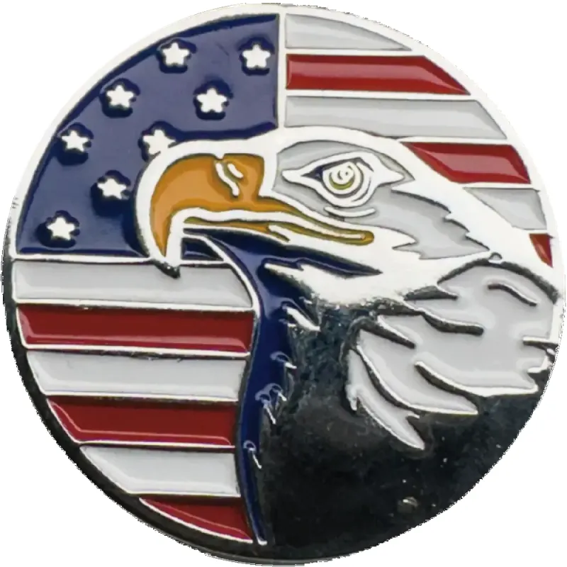 Flag Eagle | Magnetic Hat Pin sold by American Hat Makers