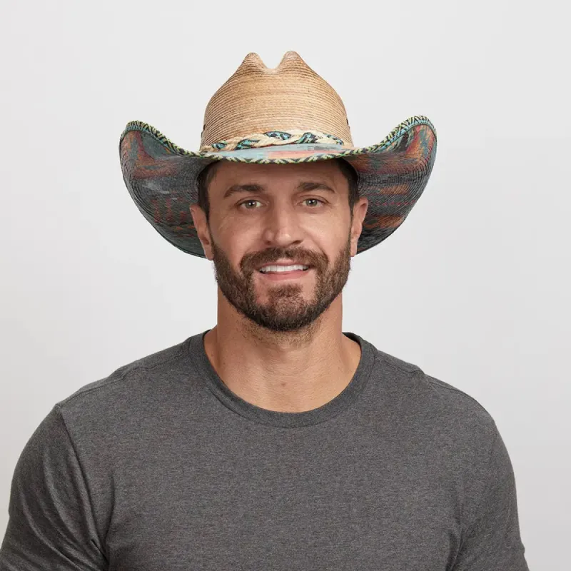 Cassius | Mens Straw Cowboy Hat sold by American Hat Makers