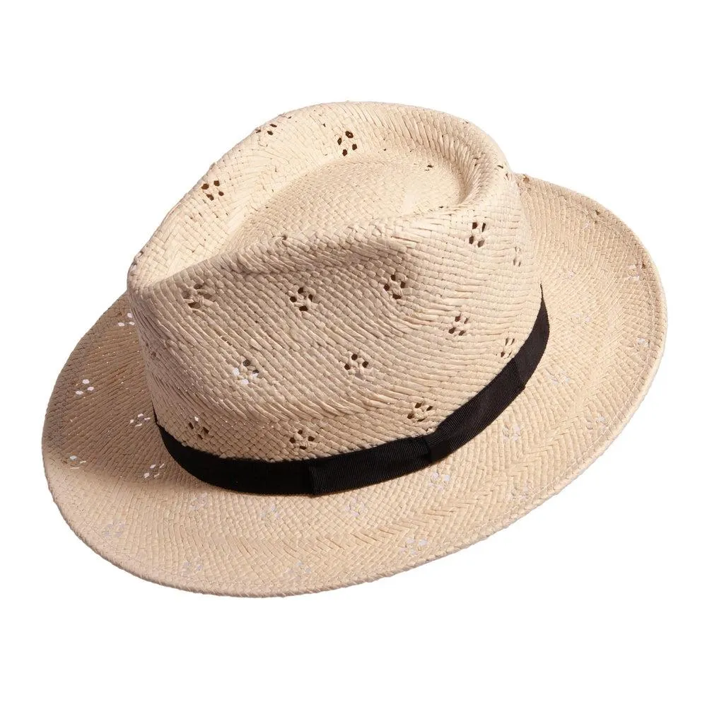 Dimitri | Womens Straw Fedora Hat sold by American Hat Makers product image thumbnail 5