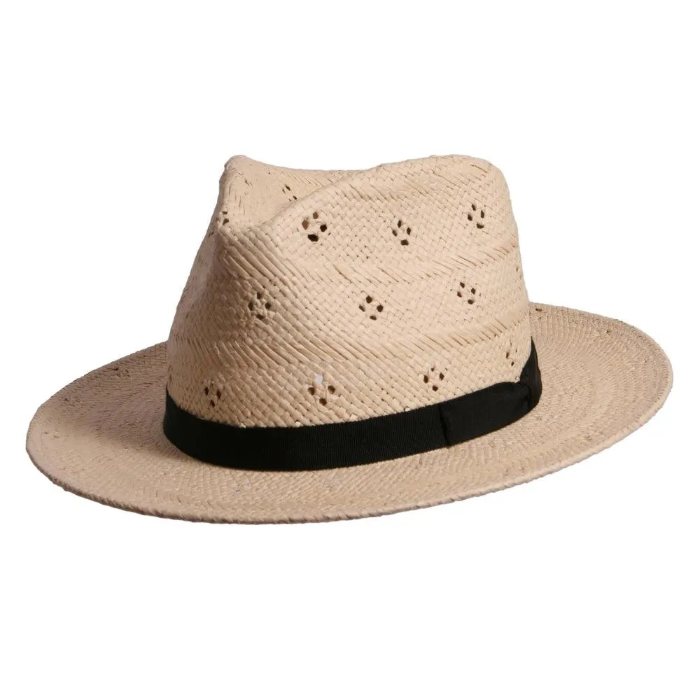Dimitri | Womens Straw Fedora Hat sold by American Hat Makers product image thumbnail 2