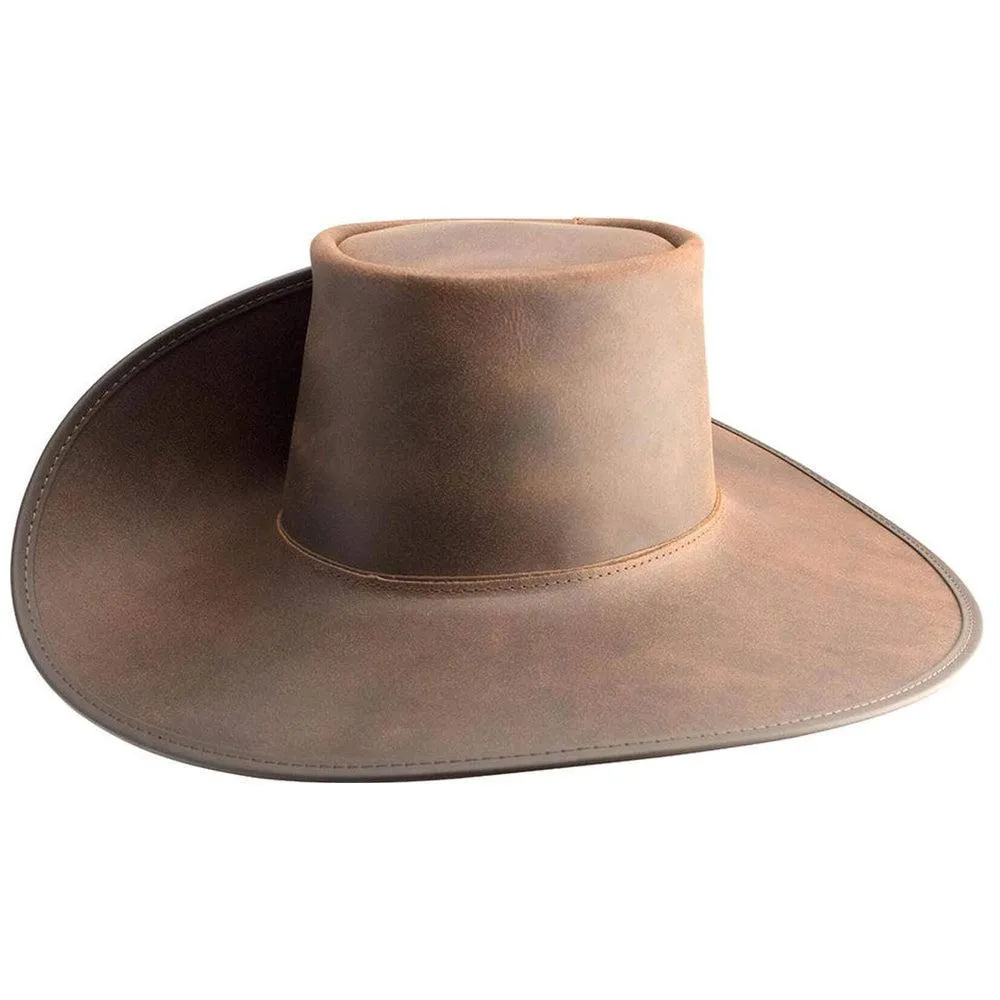 Cavalier | Womens Leather Swashbuckler Pirate Hat sold by American Hat Makers product image thumbnail 4