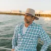 Barcelona | Mens Wide Brim Firm Straw Sun Hat sold by American Hat Makers