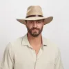 Barcelona | Mens Wide Brim Firm Straw Sun Hat sold by American Hat Makers