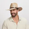 Barcelona | Mens Wide Brim Firm Straw Sun Hat sold by American Hat Makers