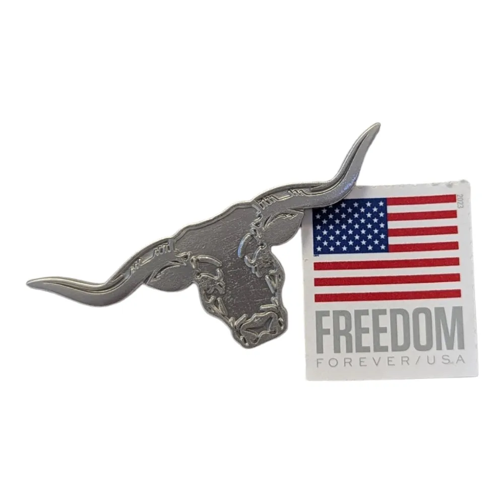 Longhorn | Magnetic Hat Pin sold by American Hat Makers product image thumbnail 2