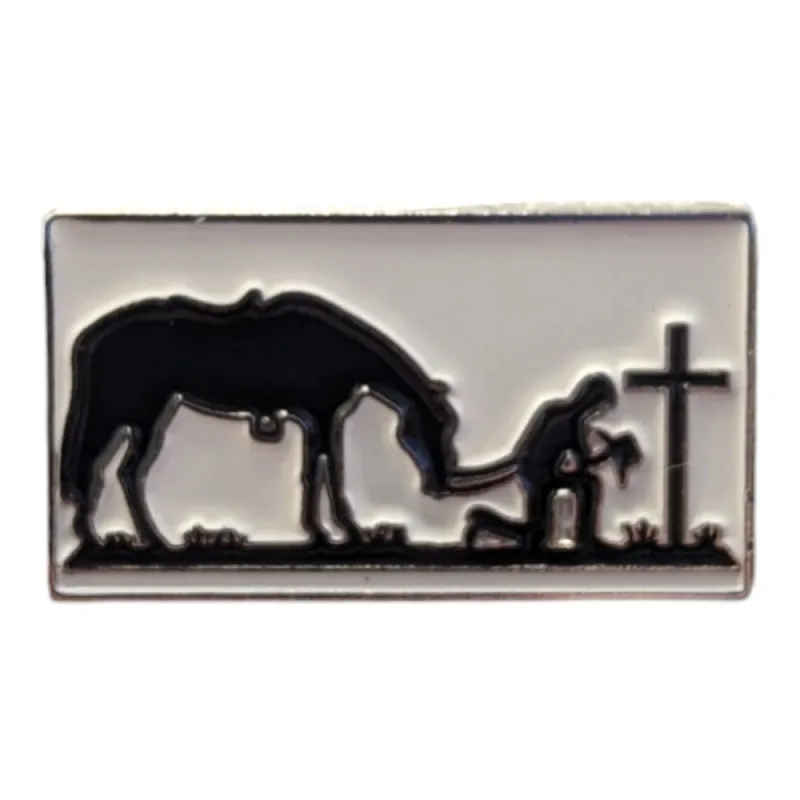Praying Cowboy | Magnetic Hat Pin sold by American Hat Makers
