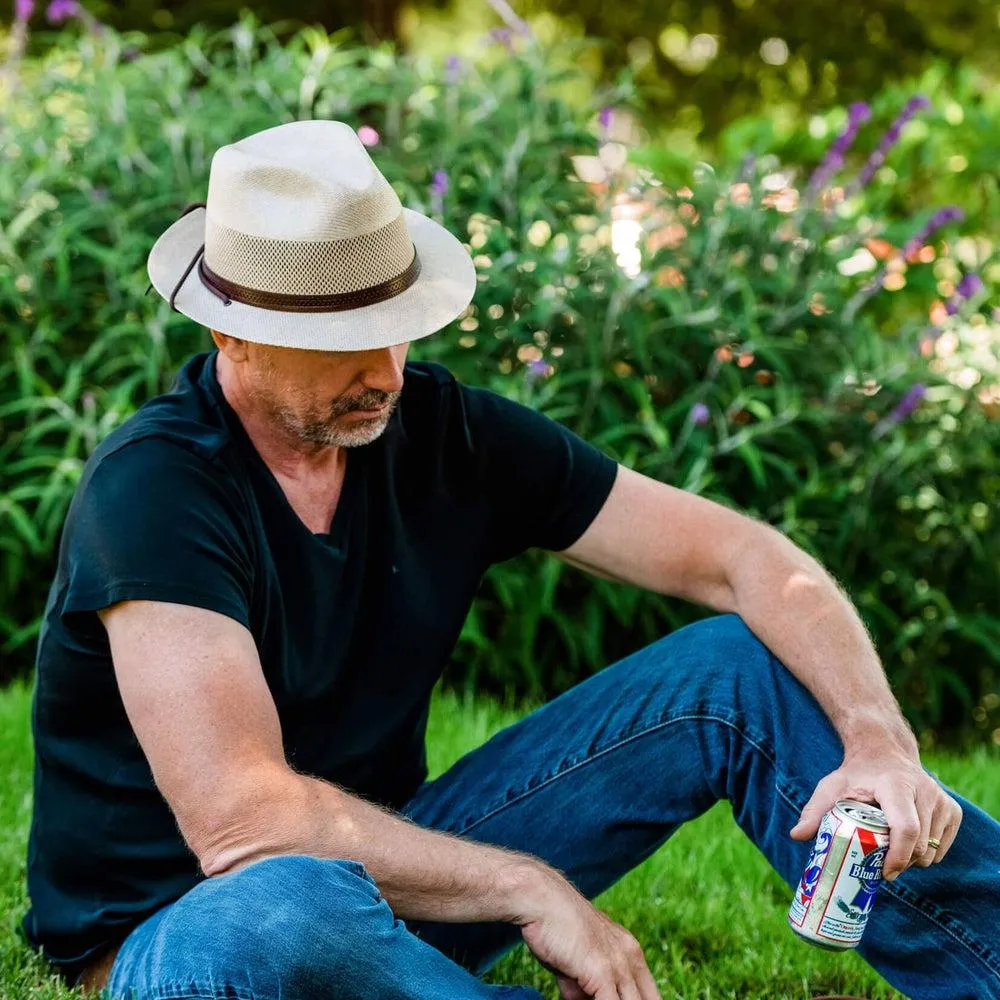 Tuscany | Mens Fedora Firm Straw Trilby Hat sold by American Hat Makers product image thumbnail 3