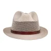 Tuscany | Mens Fedora Firm Straw Trilby Hat sold by American Hat Makers
